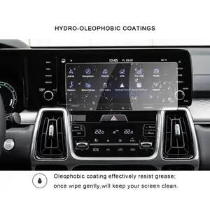 for kia sorento mq4 2021 10 inch car navigation touch center screen protector auto interior accessories tempered glass film free global shipping
