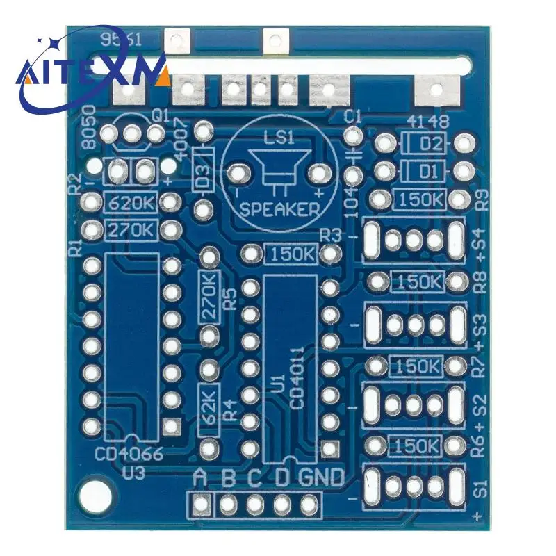 16 Music Sound Box BOX-16 Board 16-Tone Electronic Module DIY Kit Parts Components Soldering Practice Learning Kits for Arduino |
