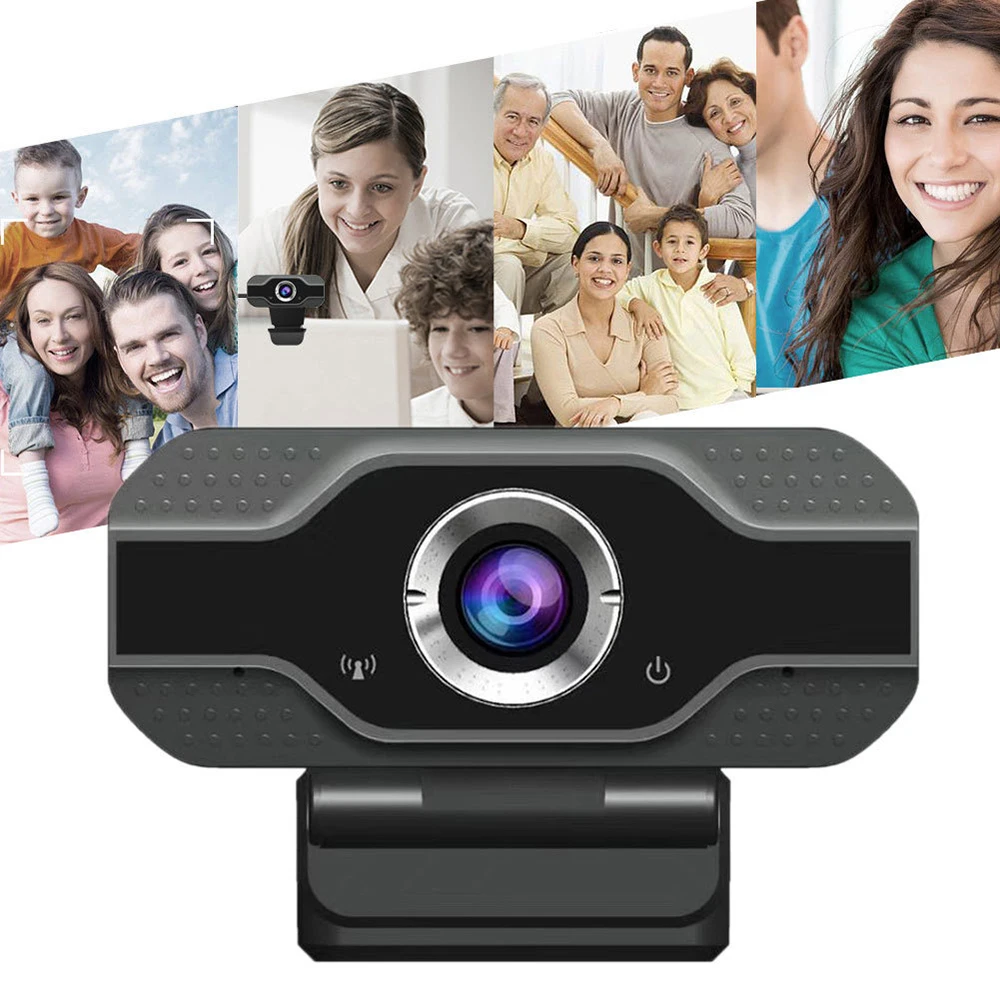 Webcam 1080P Full HD Web Camera With Microphone USB Plug Cam for Mini Computer PC WebCamera Live Broadcast Video | Компьютеры и офис