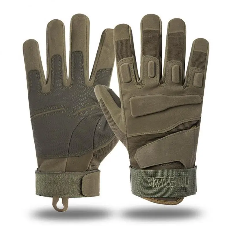 

Men Outdoor Military Style Tactical Gloves Thick Wear-resistant Full Finger Sports Gloves Hunting Gloves Outdoor Hand Protector