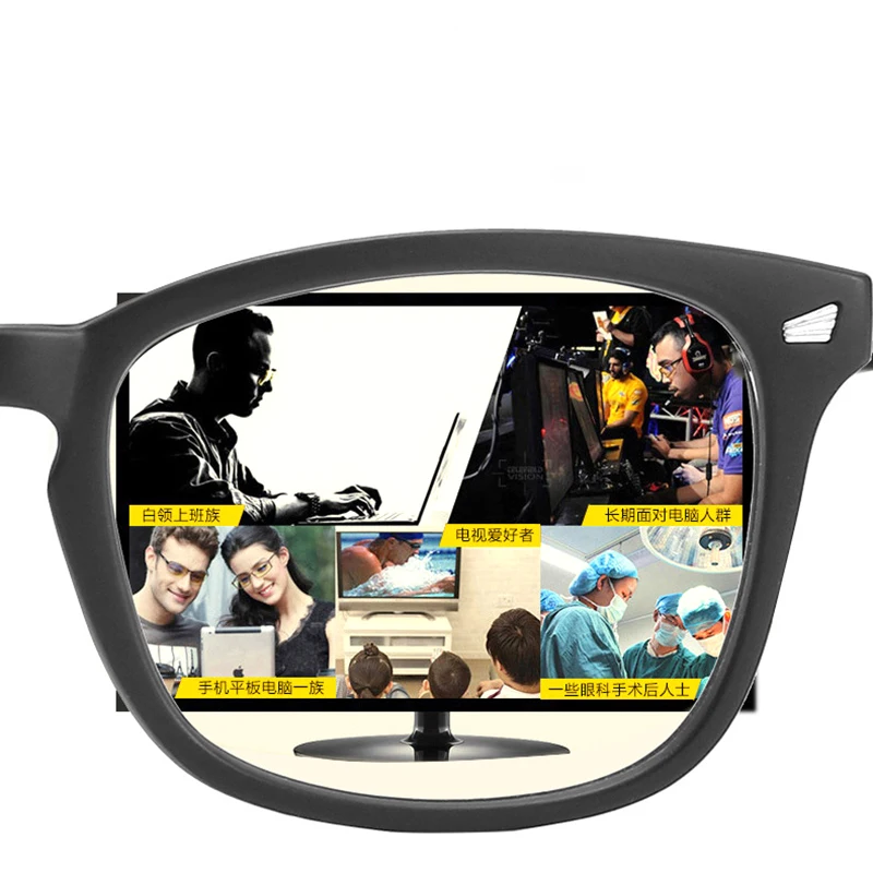 Retro Round Flat Mirror Glasses classic Frame Full Rim Small Fresh Glass Anti-blue Light Night Vision Clear Eyeglasses Frames