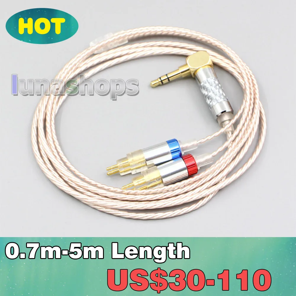 Hi-Res посеребренный XLR 3 5 мм 2 4 кабель для наушников Sennheiser HD580 HD600 HD650 HDxxx HD660S HD58x HD6xx