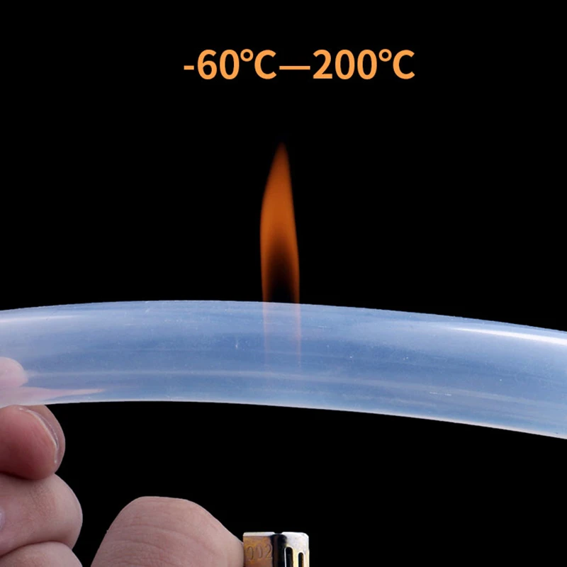 1/3/5 метра силиконовый шланг прозрачный Еда Класс трубы 2 мм 4 6 8mm10mm 12 резиновый для