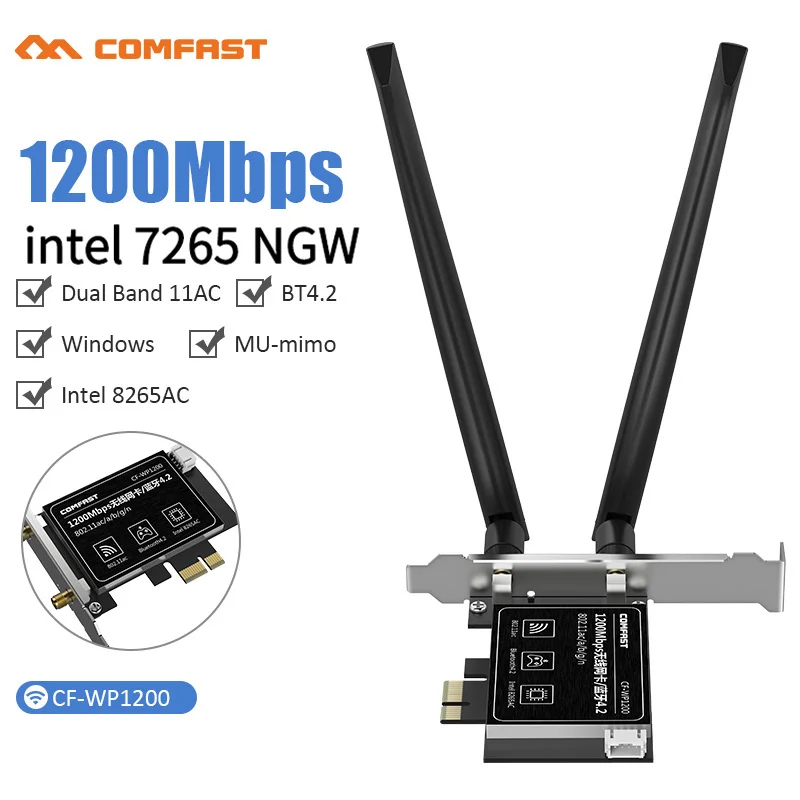 3000mbps dual band 2 4gbps wifi 6 ax200 gigabit network card pcie wi fi bluetooth 5 1wireless adapter for pc desktop windows 10 free global shipping