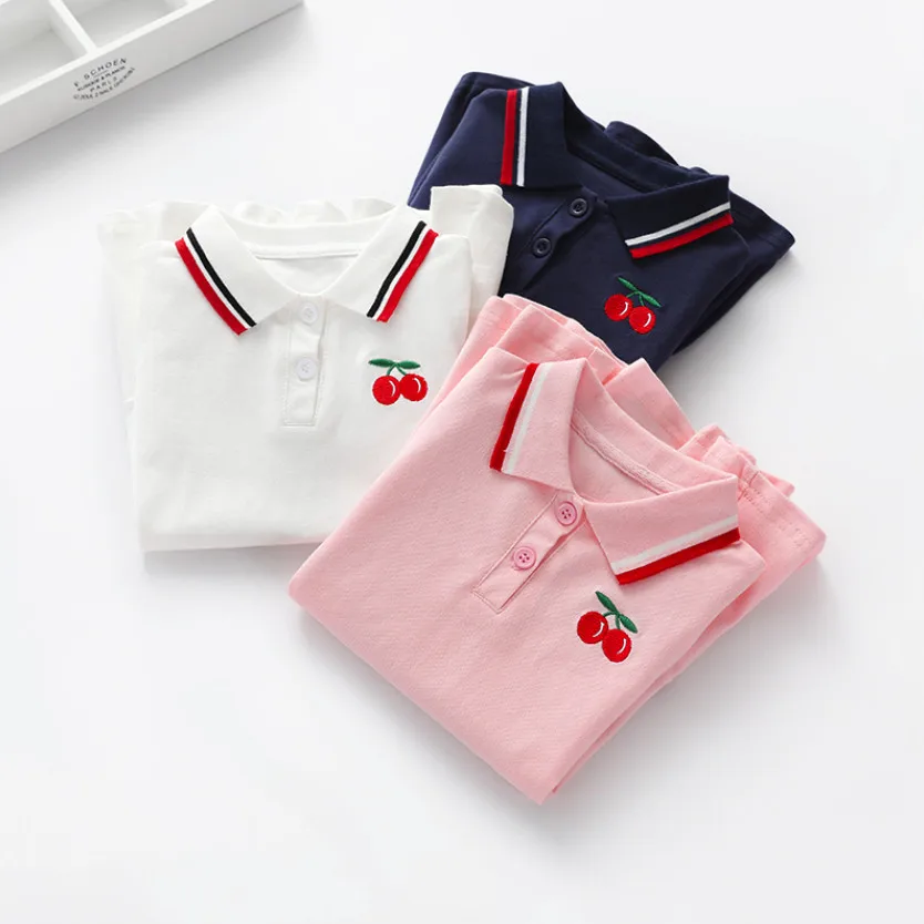 Платье для девочек детские хлопковые платья модное Плиссированное малышей милая