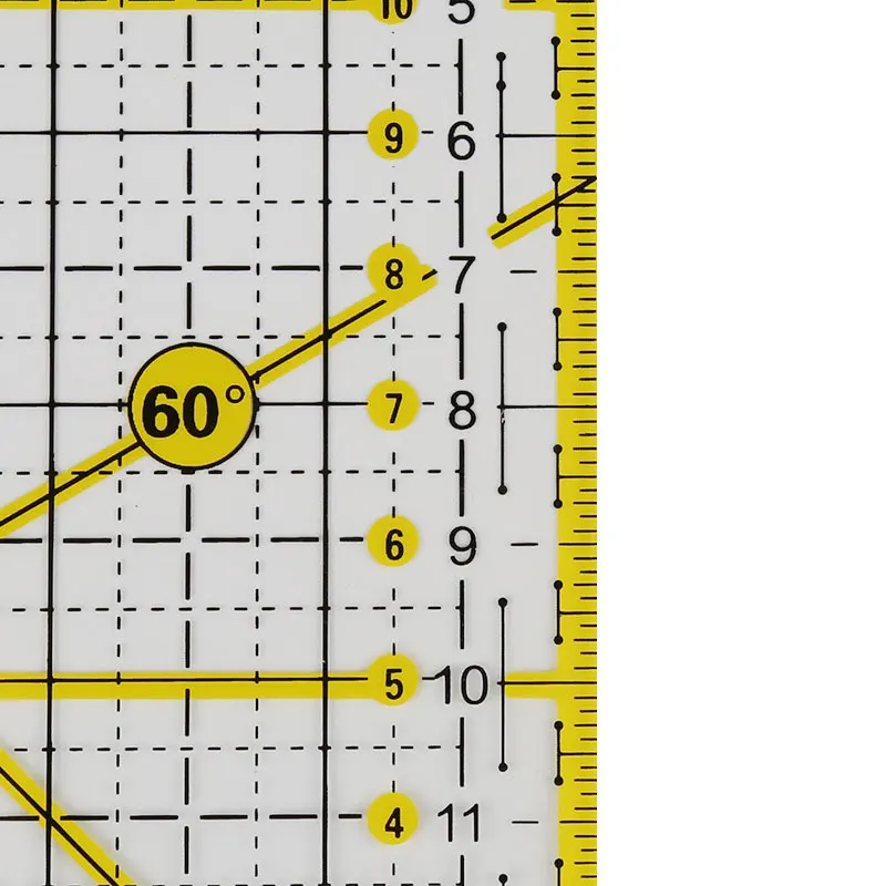Прозрачная линейка для квилтинга шитья патчворка резания рукоделия сделай сам