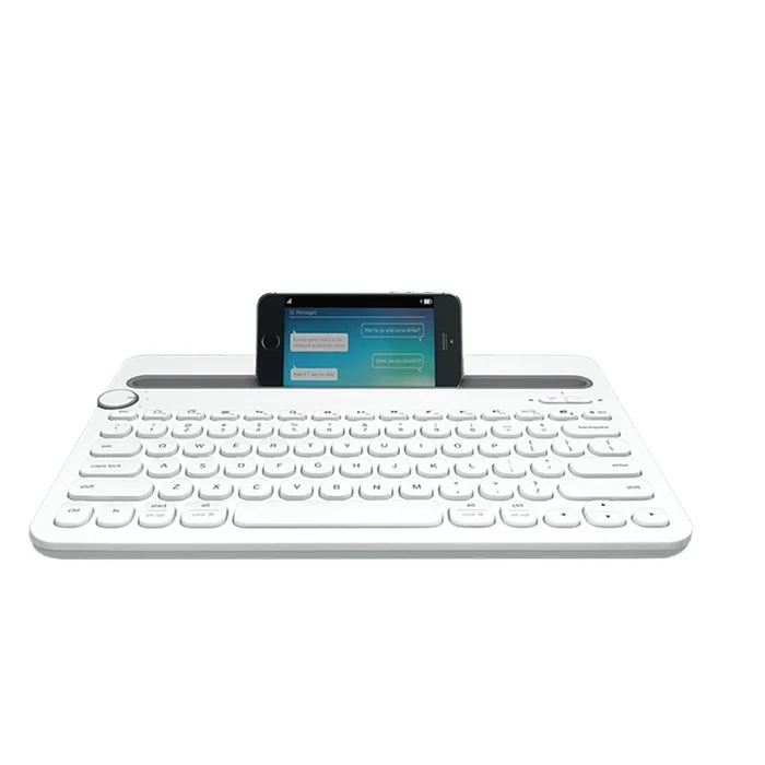 

Bluetooth Multi-Device Keyboard K480, Android/iOS Tablets/Smartphones- White 920-006381