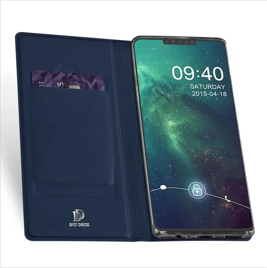 Blue Флип-чехол для huawei mate 30, Роскошный чехол из искусственной кожи, ударопрочный чехол-подставка для huawei mate 30 mate 30, чехлы для телефонов - Цвет: Blue