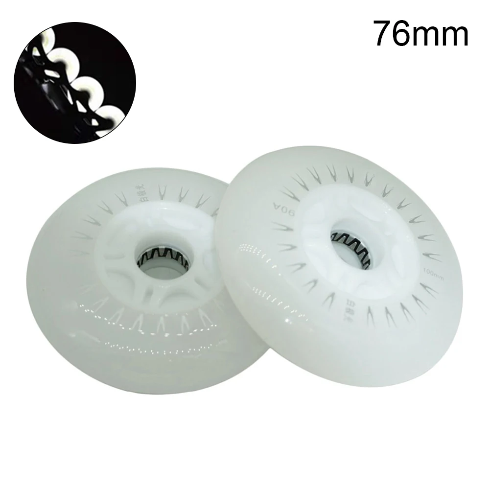 Комплект из 2 предметов, детская одежда на рост 80, 76/72 мм встроенный Инлайн ролики с расположением колес колесики Скорость кататься на коньках светодиодный Раздвижные каток мигающий светильник крутящихся колесиках