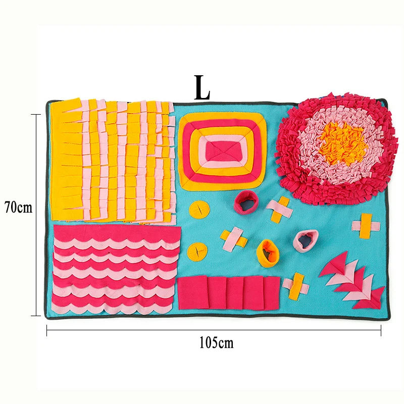 

Pet Dog Sniffing Mat Find Food Training Blanket Toys Dog Mat For Relieve Stress Puzzle Sniffing Pet Activity Training Blanket
