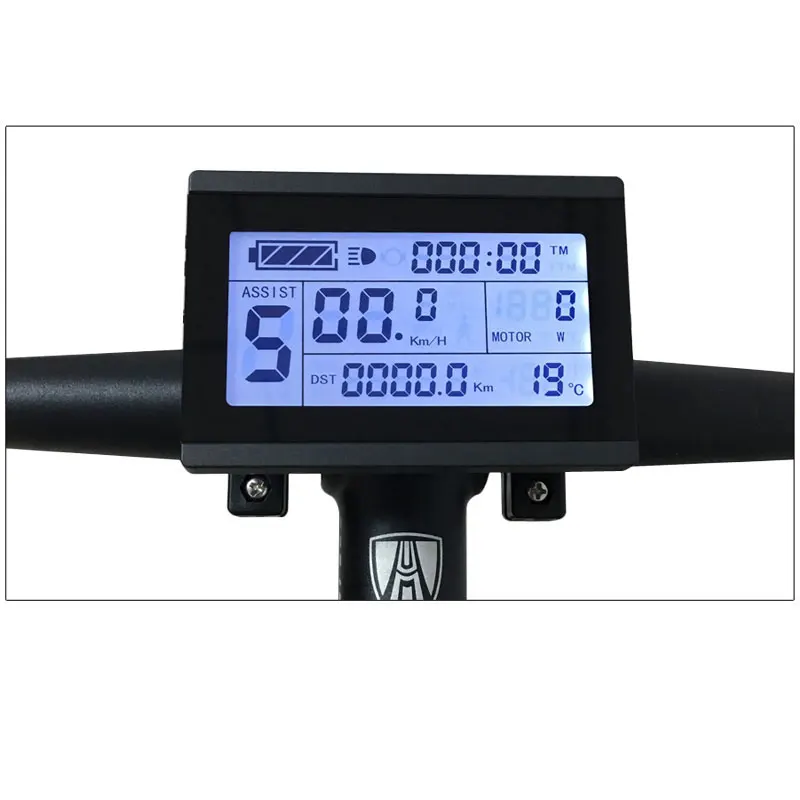 

Free Shipping Waterproof Connector Plug 24V 36V 48V Display intelligent KT LCD3 Electric Bicycle bike Parts controller