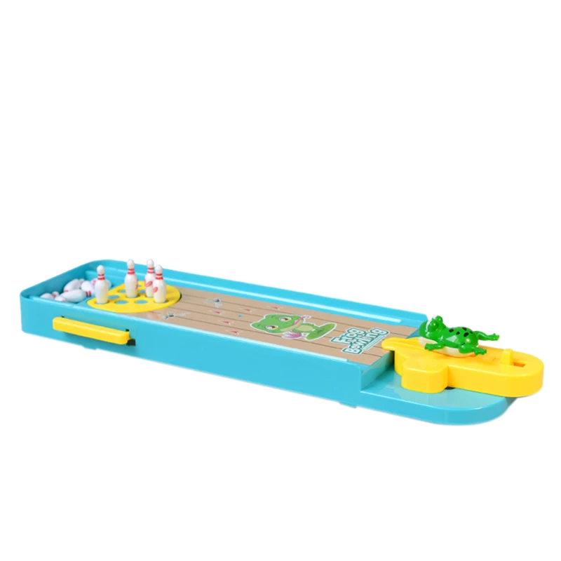 Детская мини настольная игра в боулинг забавная домашняя Интерактивная