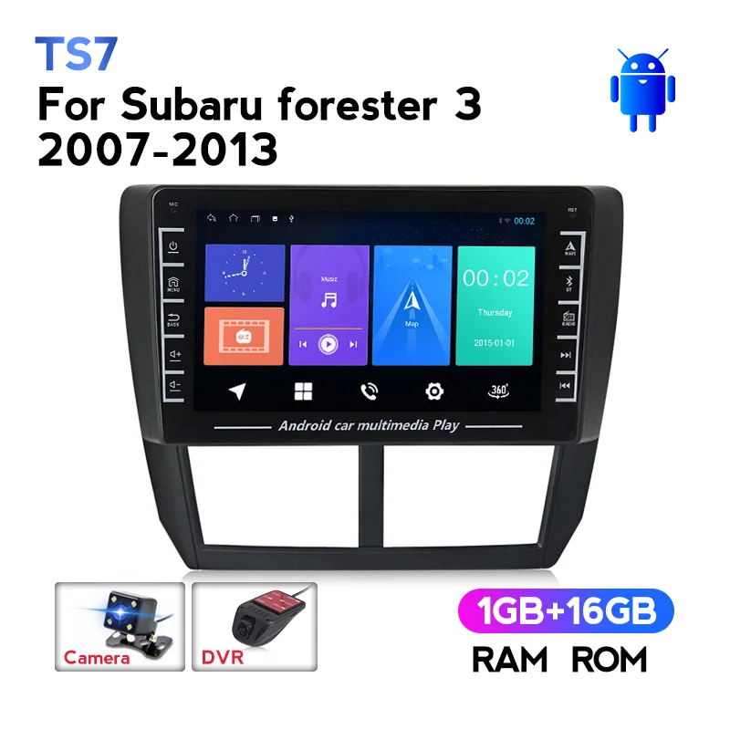 

Автомагнитола 2DIN для Subaru Forester 3 SH, Subaru Impreza GH GE 2007-2013, мультимедийный видеоплеер, навигация ADAS DVR