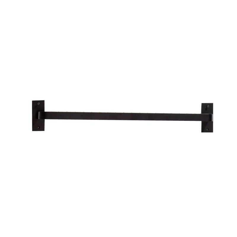 

60cm Towel Holder Wall Mounted Single Towel Bar stainless steel towel rack black toilet towel hanger for family or hotel