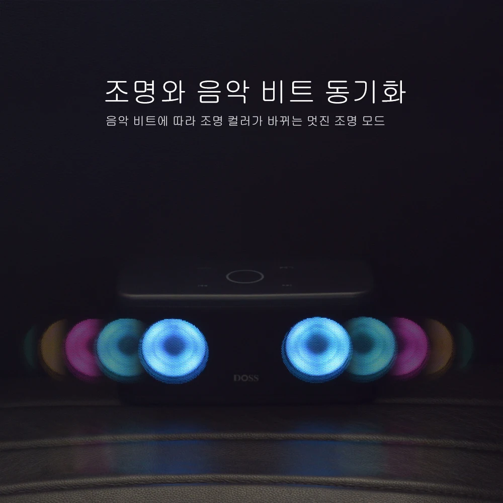 Портативная Bluetooth-Колонка DOSS SoundBox Plus беспроводная стерео колонка с глубокими