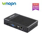 Vnopn Мини ПК AMD Windows 10 Linux четырехъядерный безвентиляторный WIFI Gigabit LAN Barebone HD-MI VGA промышленный ПК микро настольный компьютер