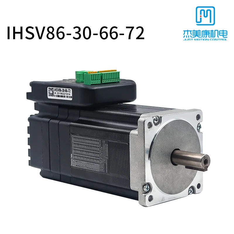 

JMC Original 2.1N.M 660W Nema34 Integrated Servo Motor 72VDC 3000rpm IHSV86-30-66-72 1000Line Encoder for CNC Machine Kits