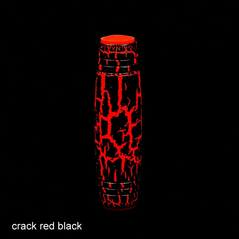 crack red black Деревянный Непоседа смешной ручной Спиннер снятие стресса флип-палка ручной декомпрессии концентрат игрушка японская Скалка палка игрушка - Цвет: crack red black