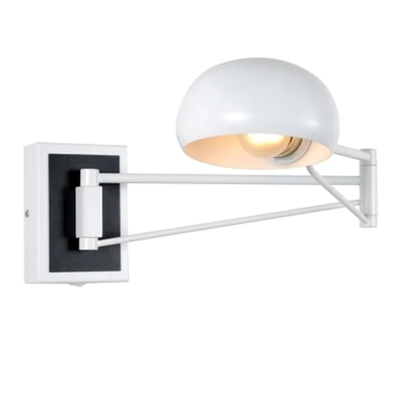 Настенный светильник черный современный настенный с регулируемым кронштейном