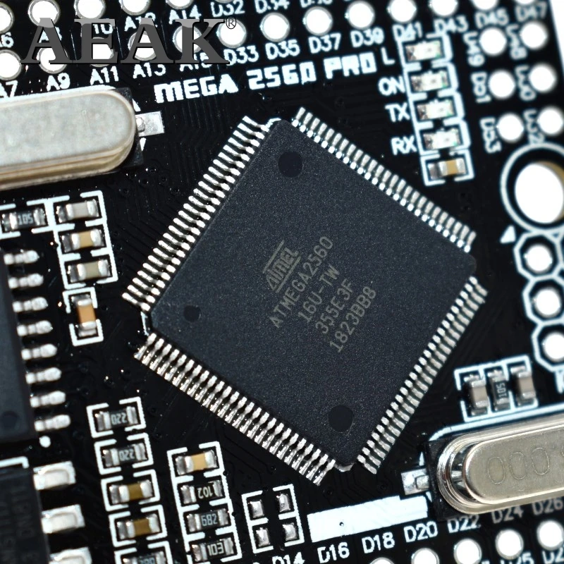 AEAK Mega 2560 PRO MINI 5 В(встраивание) CH340G ATmega2560-16AU с наконечниками, совместимыми с arduino Mega 2560