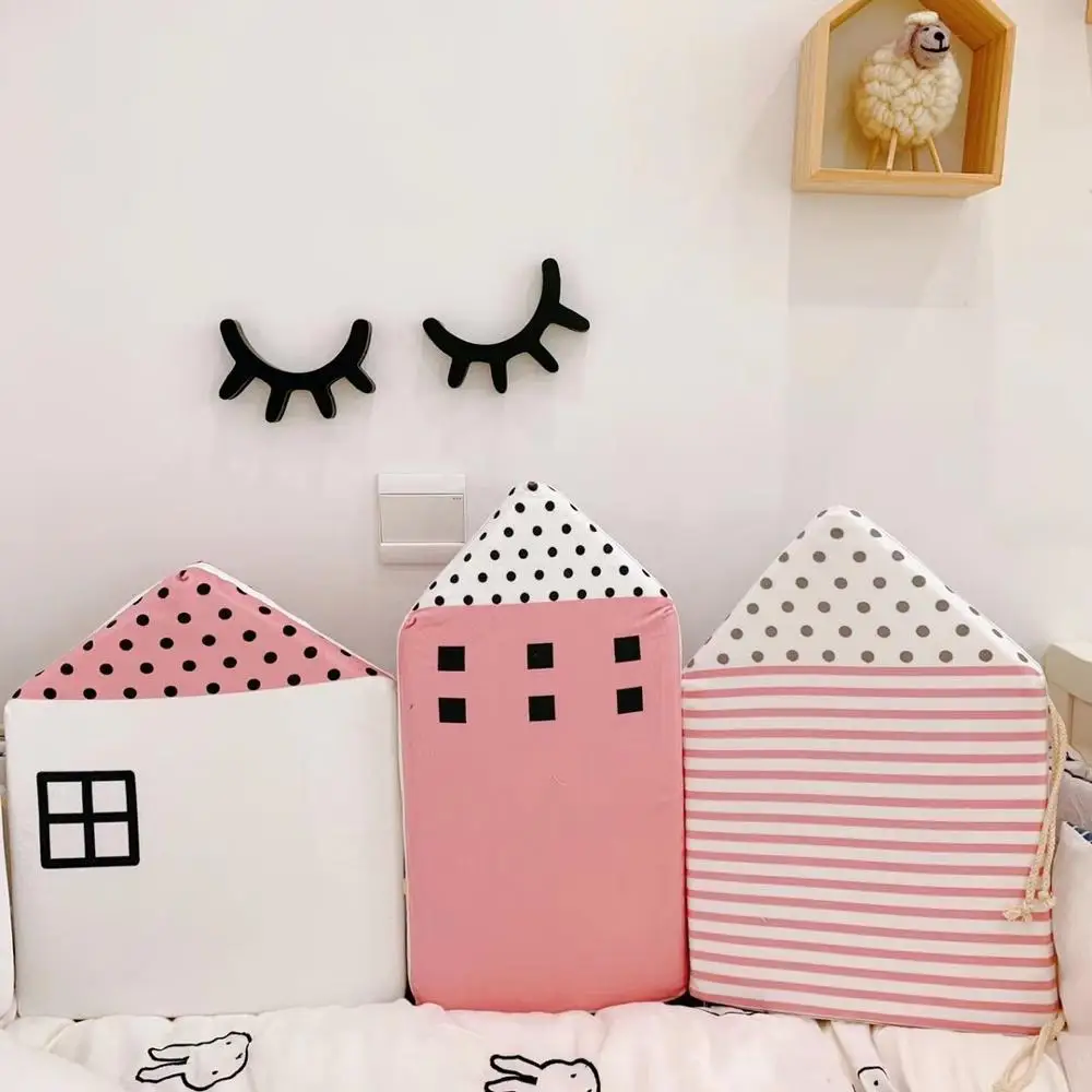 4 шт./лот защита для детской кроватки бамперные прокладки бампер Защитная