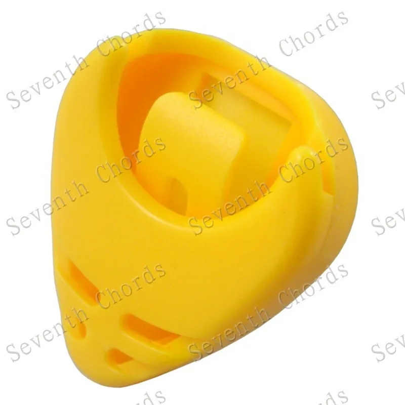 10 шт./лот разноцветный пластиковый держатель для гитары в форме сердца медиатор