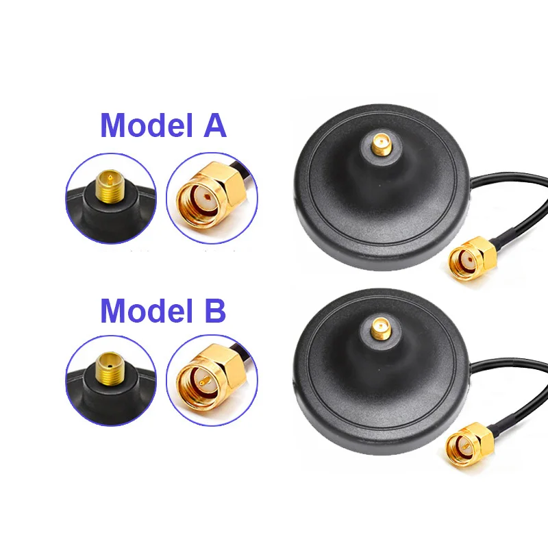 Удлинитель антенны Wi-Fi из чистой меди RG174 6 см с магнитным основанием GSM GPRS 3G 4G