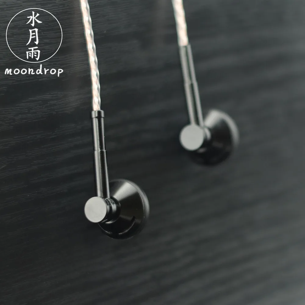 Металлические наушники MoonDrop HIFI DJ Bass с динамическим драйвером 13 5 мм вкладыши 4N Litz
