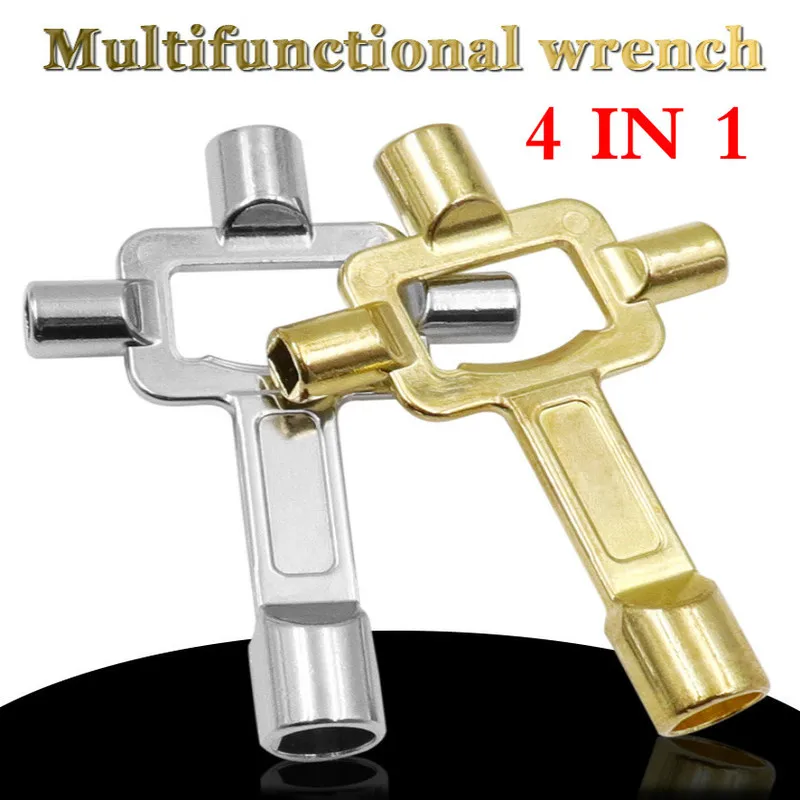 Новый мини 4 в 1 перекрестный переключатель ключ гаечный сплав Универсальный