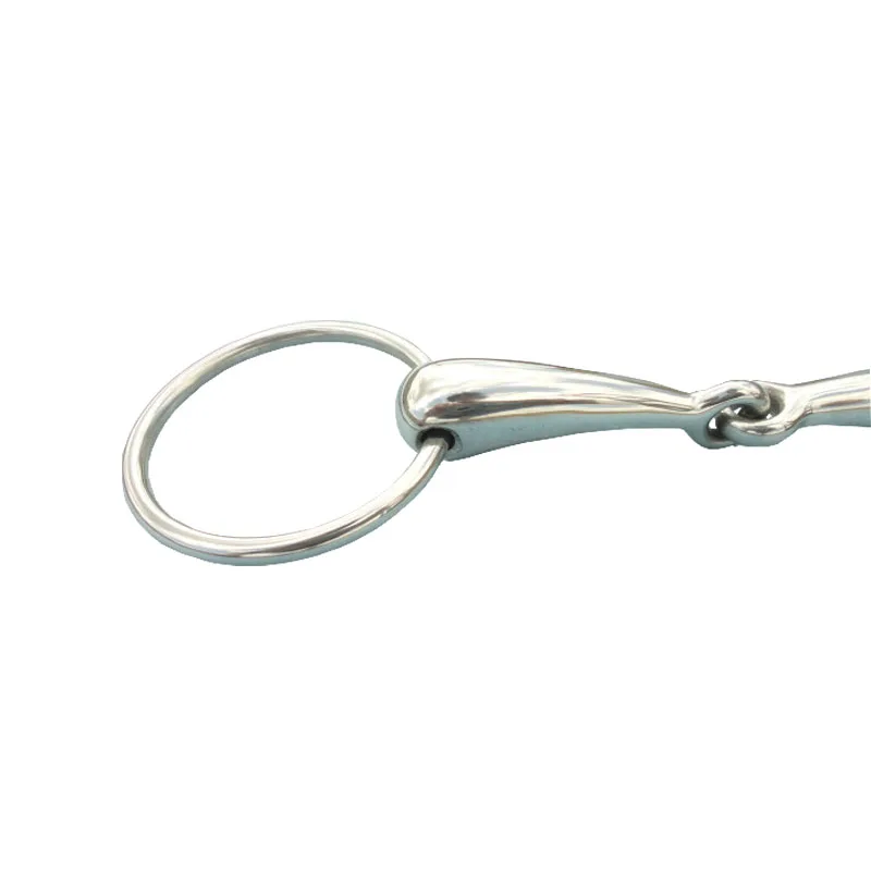 Конский наконечник из нержавеющей стали 5 1/4 дюйма крепкое кольцо для рта