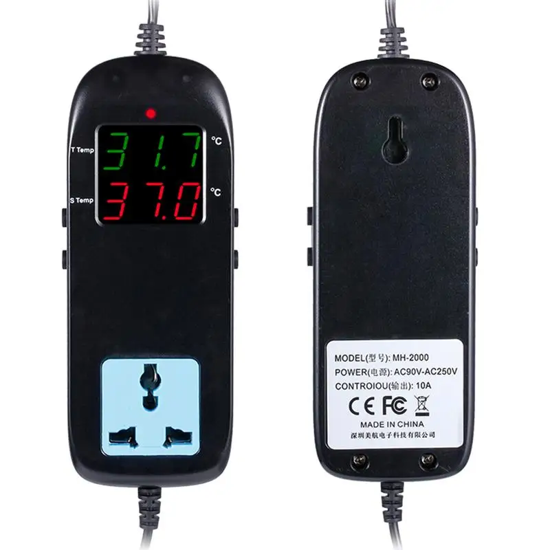 

Цифровой регулятор температуры с ЖК-дисплеем, 90-250 В