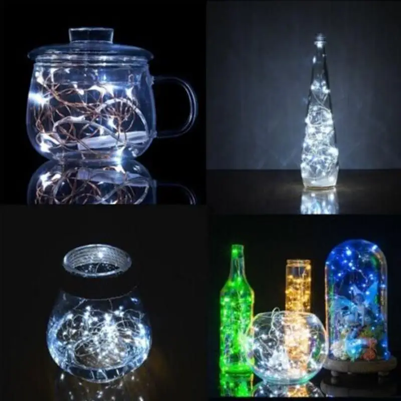 

Fairy String Copper Wire Landscape Lamp Outdoor Yard 30 LED Battery Durable Garden Xmas Decor Festival Fairy String Light