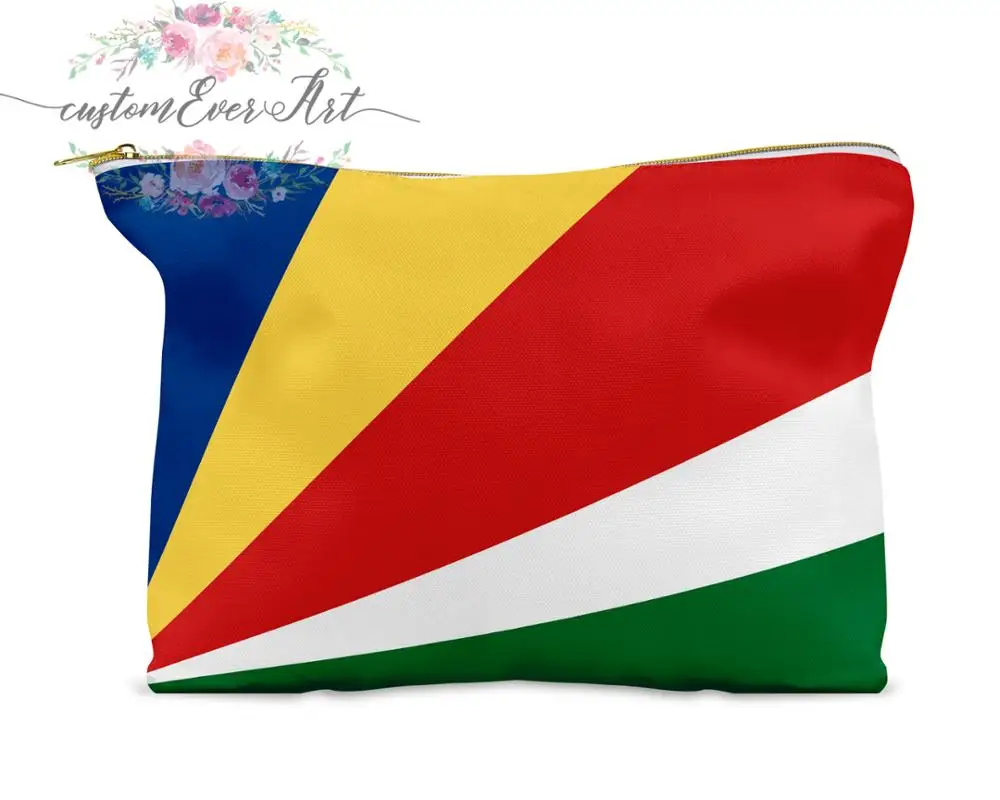 Сейшельская косметичка персонализированная маленькая сумочка для туалетных