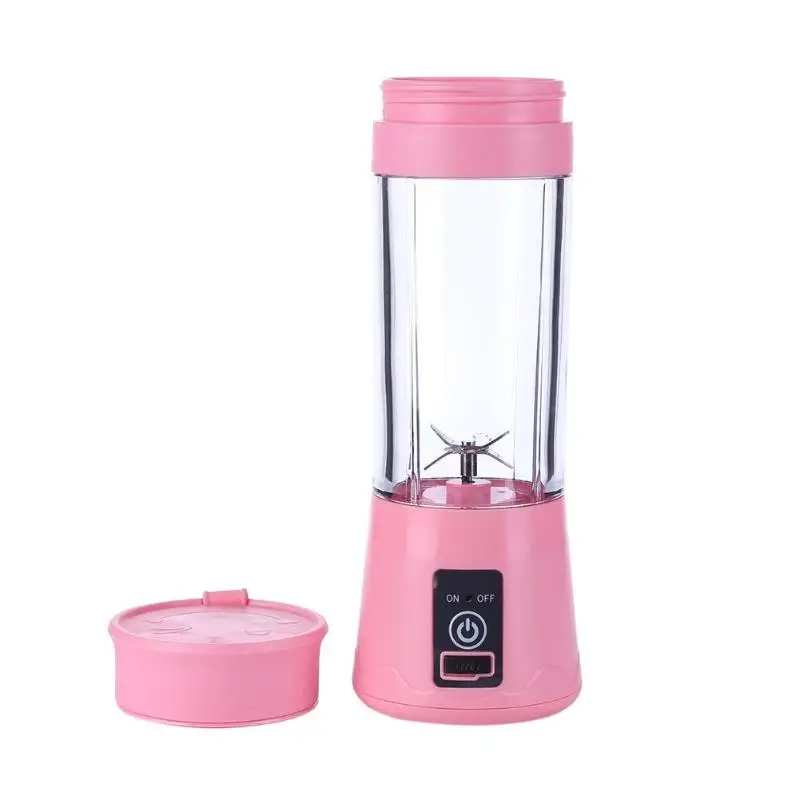 

2/4 /6 Blades Portable USB Electric Smart Home Fruit Juicer Vegetable Juice Maker Blender Rechargeable Cup With Charging Cable