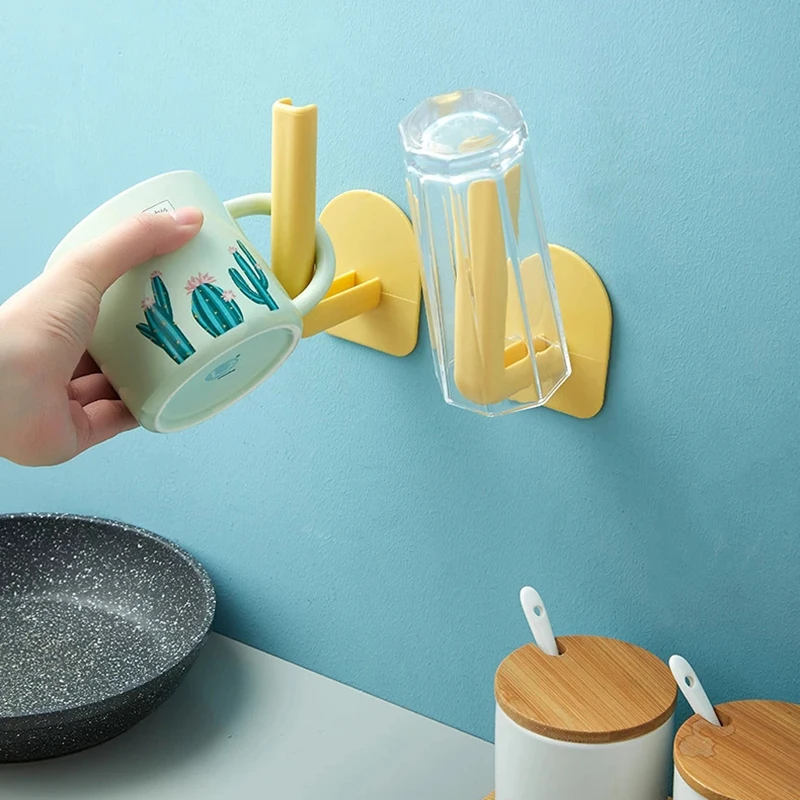 

Traceless Self-adhesive Wall Hook Coat Towel Paper Rack Kitchen Supplies Sponge Glass Holder Hanging Organzier Bathroom Storage