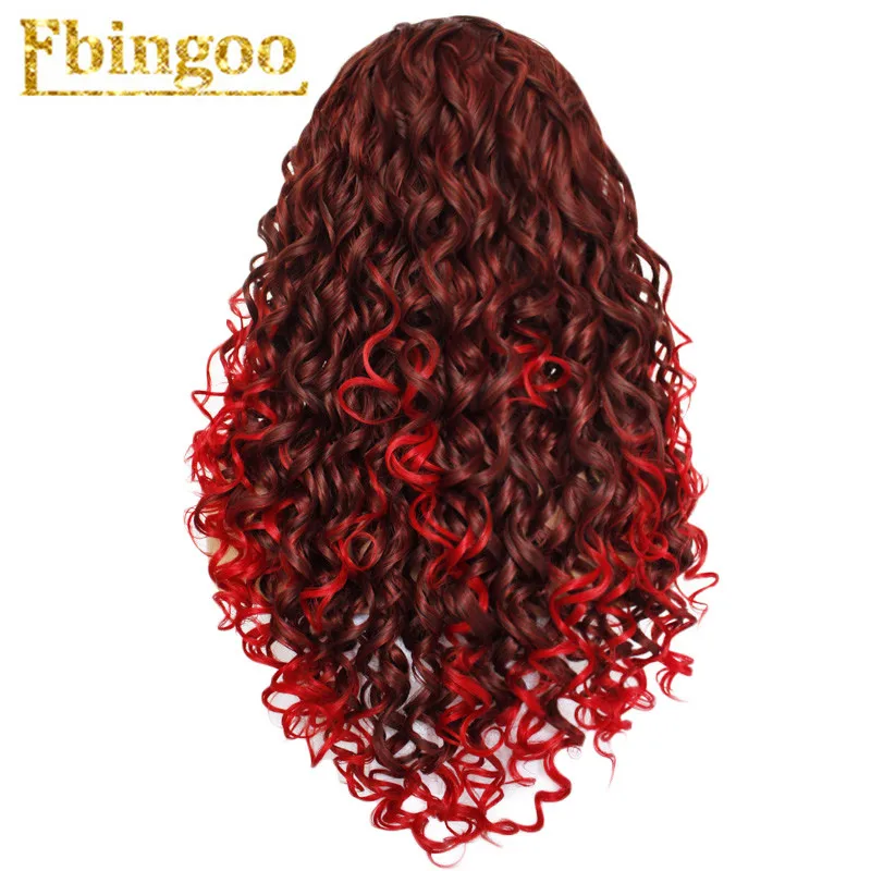 Ebingoo Hair cap+ высокотемпературное волокно натуральный длинный кудрявый платиновый блонд синтетический парик на кружеве с бесплатной частью