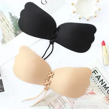 Seamless Wireless Adhesive Stick Bra Strapless Push Up Bras Women Sexy Backless Lingerie Invisible Silicone Bralette