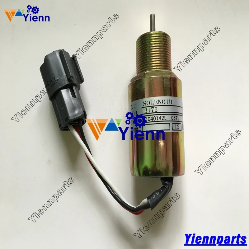 Для Mitsubishi L3E L3C S3L S3L2 S4L S4L2 стопорный соленоид 30A87 20402 00040 для peljobs EB350 EB406 мини