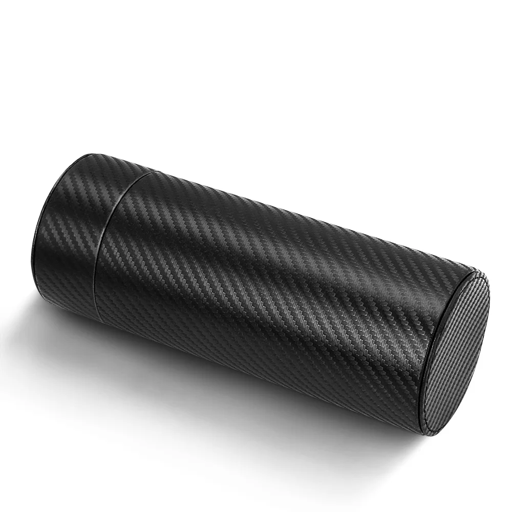 Hot sale CIGARLOONG Cigar Tube Travel Portable Carbon Fibre Moisturizing with Humidifier Hygrometer Humidor CLJ-3013A | Дом и сад