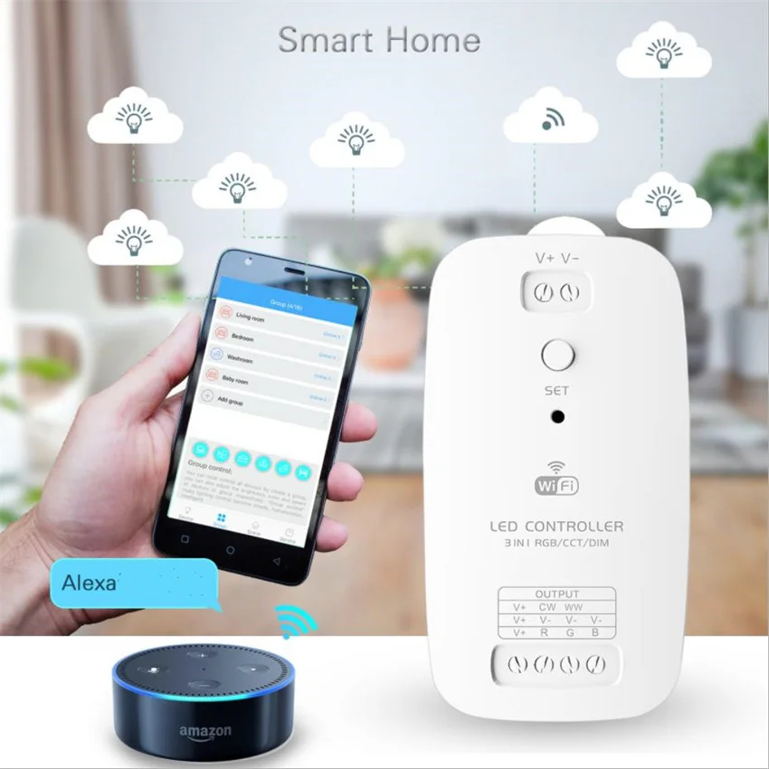 new design controller which includes RGB CCT changeable and dimmable | Освещение