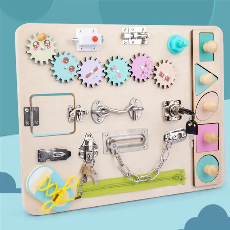Деревянная Детская домашняя занятая доска DIY игрушка детская забавная монтессор