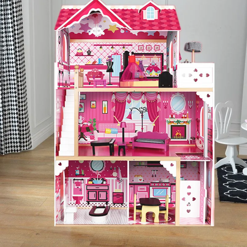 Новый деревянный кукольный домик &quotсделай сам&quot миниатюрная коробка комплект