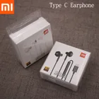 Наушники-вкладыши Xiaomi Mi 9 Usb Type-C, проводные наушники с микрофоном и регулятором громкости, двойной драйвер для Xiaomi Mi 7 8 9 SE 10 11 10T Pro