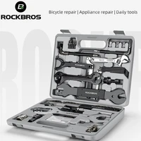 rockbros bicycle repair tools set crankset repair set cassette fixed set hub chain repair tire repair set professional tool set