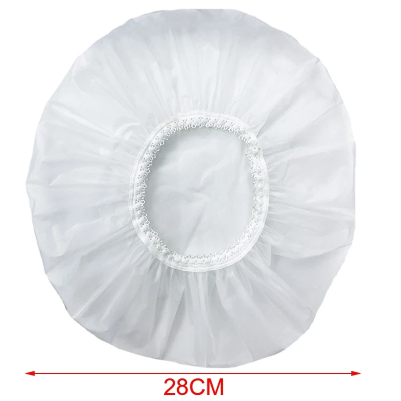 

1Pcs Household Waterproof Shower Cap, Swimming Cap, Hotel Elastic Shower Cap Hair Set