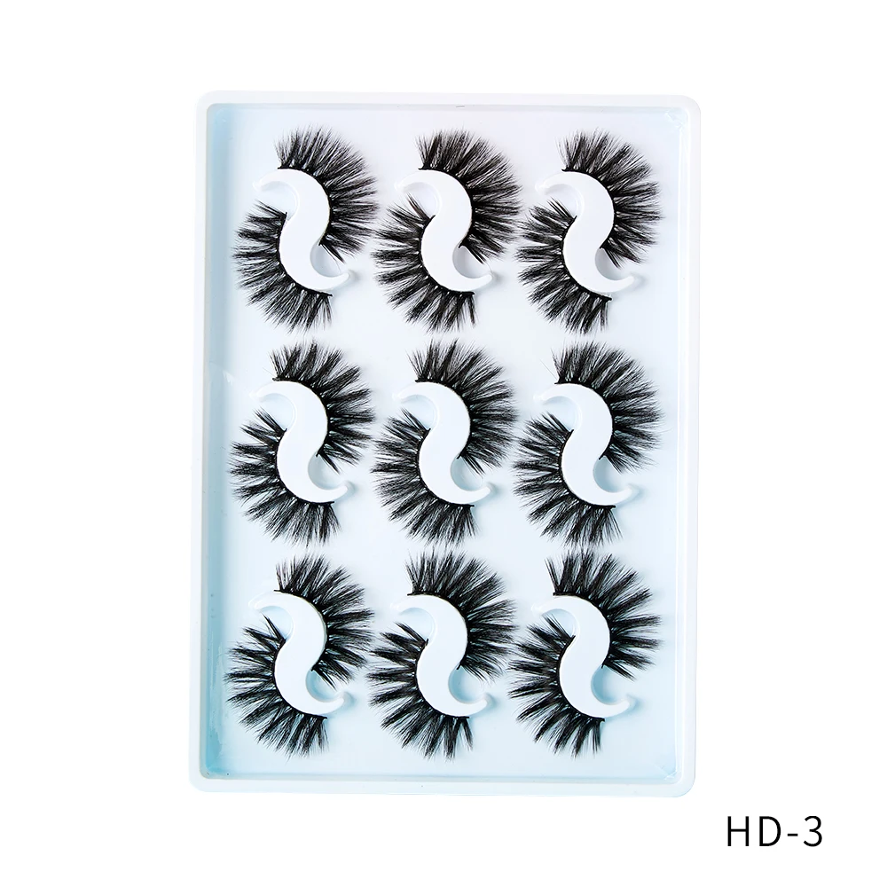 

9/10/14/20 Пар Натуральных пушистых норковых ресниц Dequanna, накладные ресницы для макияжа ручной работы, мягкие толстые ресницы, оптовая продажа