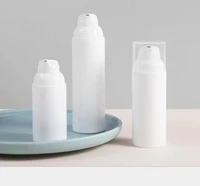 30 50 75ml airless pump bottles empty plastic mini bayonet cream lotion toner cosmetic toiletries liquid storage containers jar