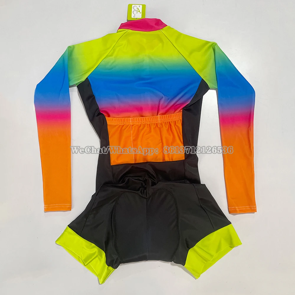 Профессиональные трикотажные костюмы для триатлона женские комбинезоны с