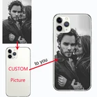 Чехол для мобильного телефона с персональным фото, логотипом для iPhone 11 Pro Max 12 6 6s 5 SE 7 8 Plus X 2020