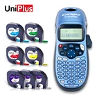 Портативный принтер UniPlus Dymo LT-100H, принтер для этикеток, Термальная машина для этикеток Dymo lt100h с совместимым с 6PK лента Dymo Letratag